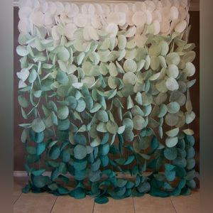 Paper circle garland